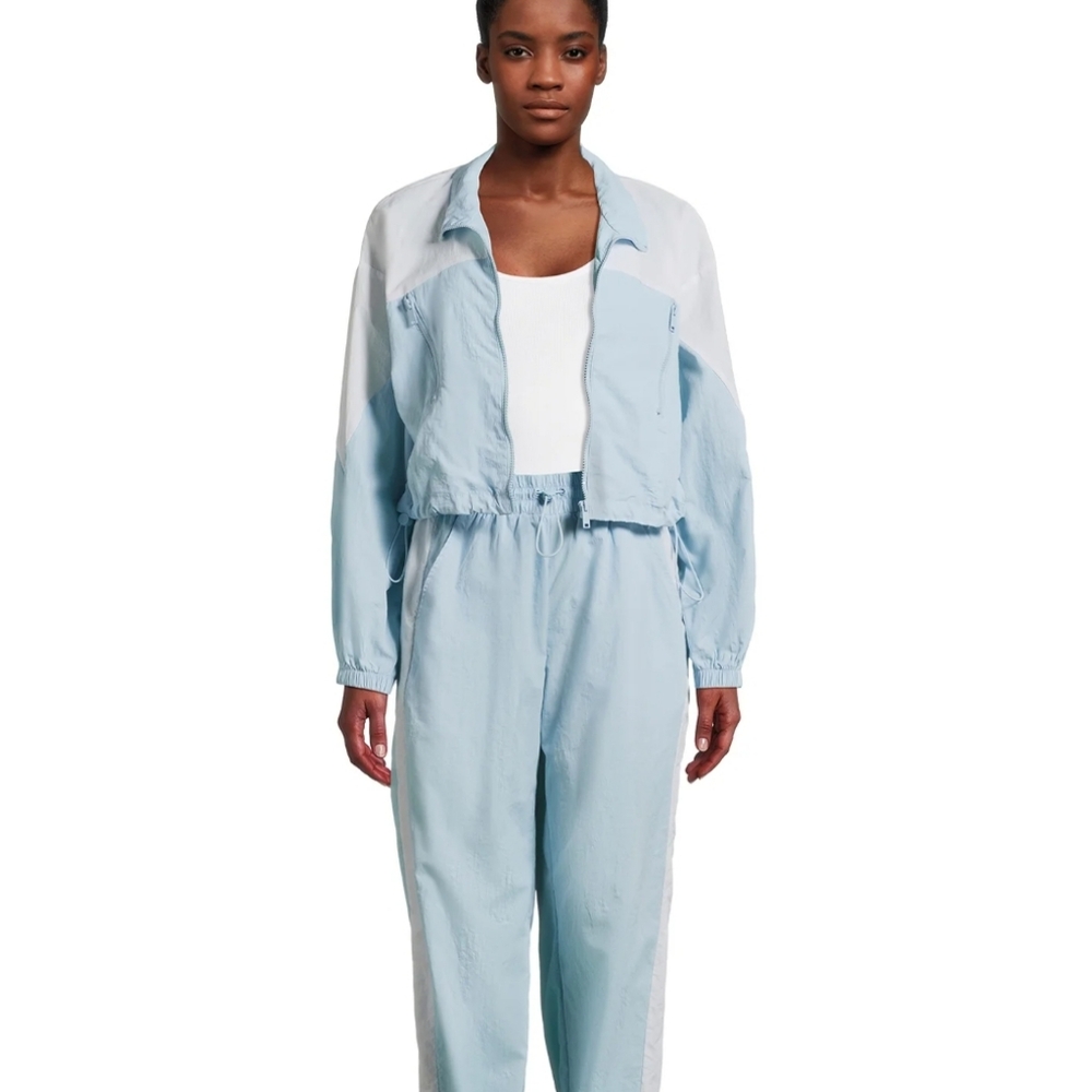 No Boundaries | Freshwater Blue White Track Suit